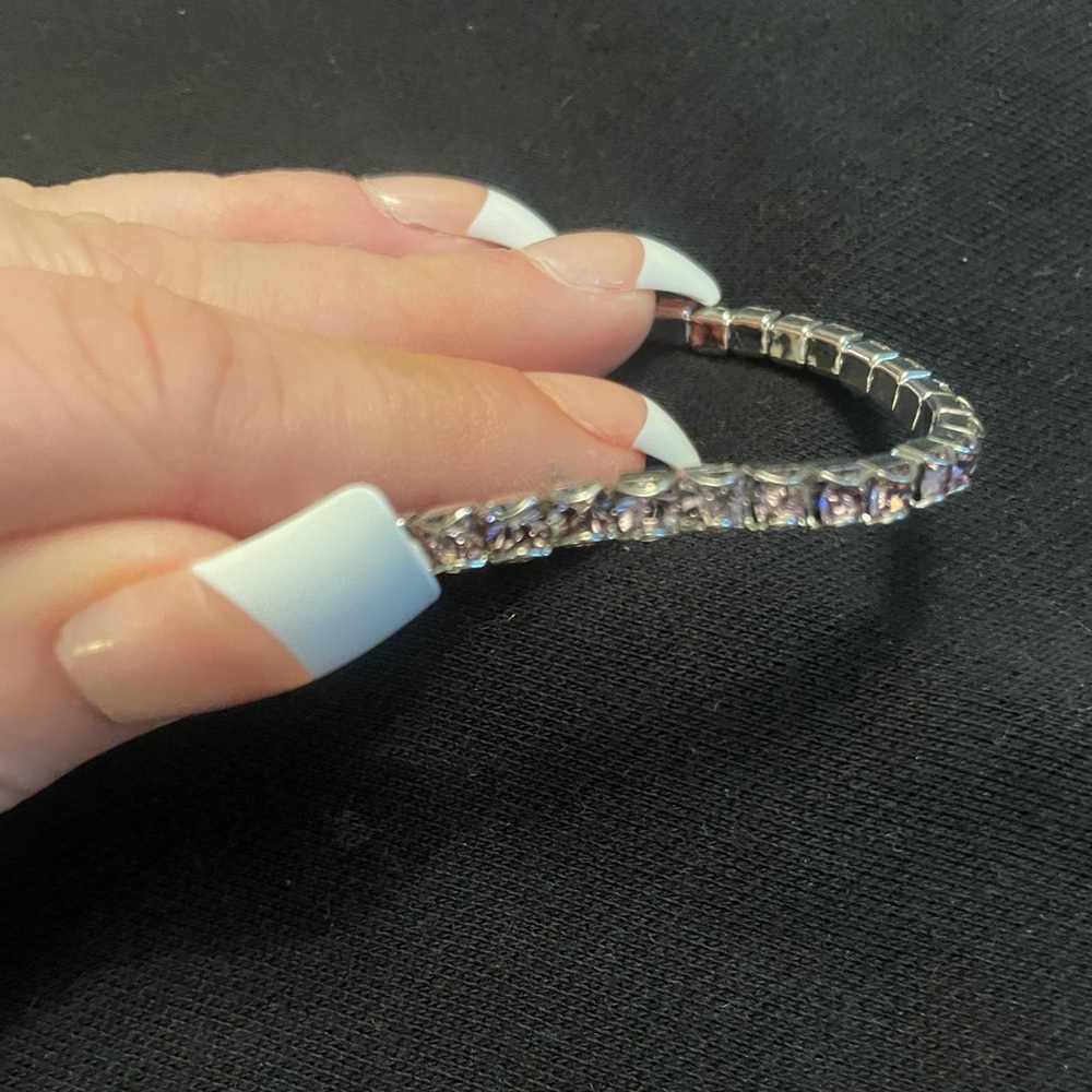 Touchstone light pink stretch bracelet